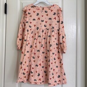 Adorable Pink Kids Casual Dress